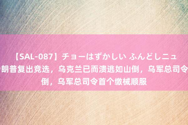 【SAL-087】チョーはずかしい ふんどしニューハーフ 2 特朗普复出竞选，乌克兰已而溃逃如山倒，乌军总司令首个缴械顺服