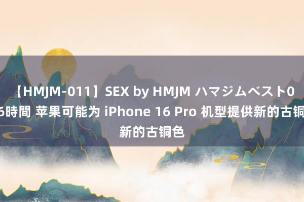 【HMJM-011】SEX by HMJM ハマジムベスト09 6時間 苹果可能为 iPhone 16 Pro 机型提供新的古铜色