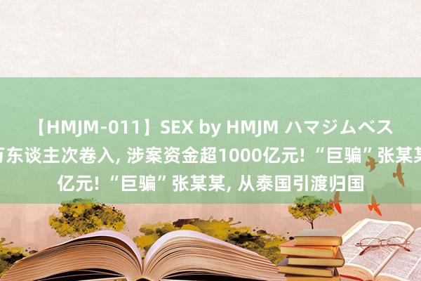 【HMJM-011】SEX by HMJM ハマジムベスト09 6時間 上千万东谈主次卷入, 涉案资金超1000亿元! “巨骗”张某某, 从泰国引渡归国